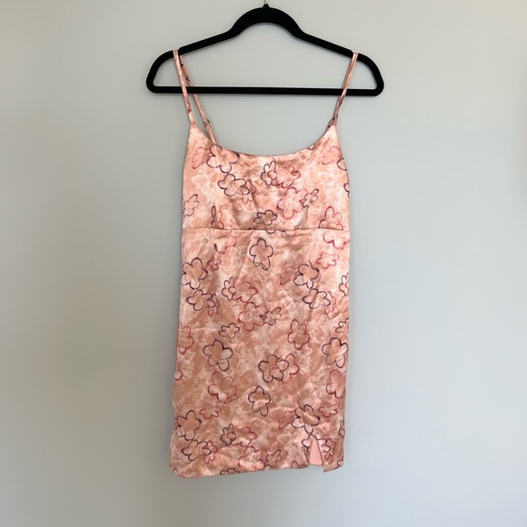 Wild Fable Pink Floral Mini Dress - Picture 1 of 4